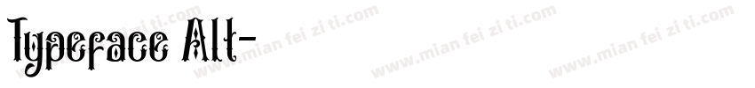 Typeface Alt字体转换